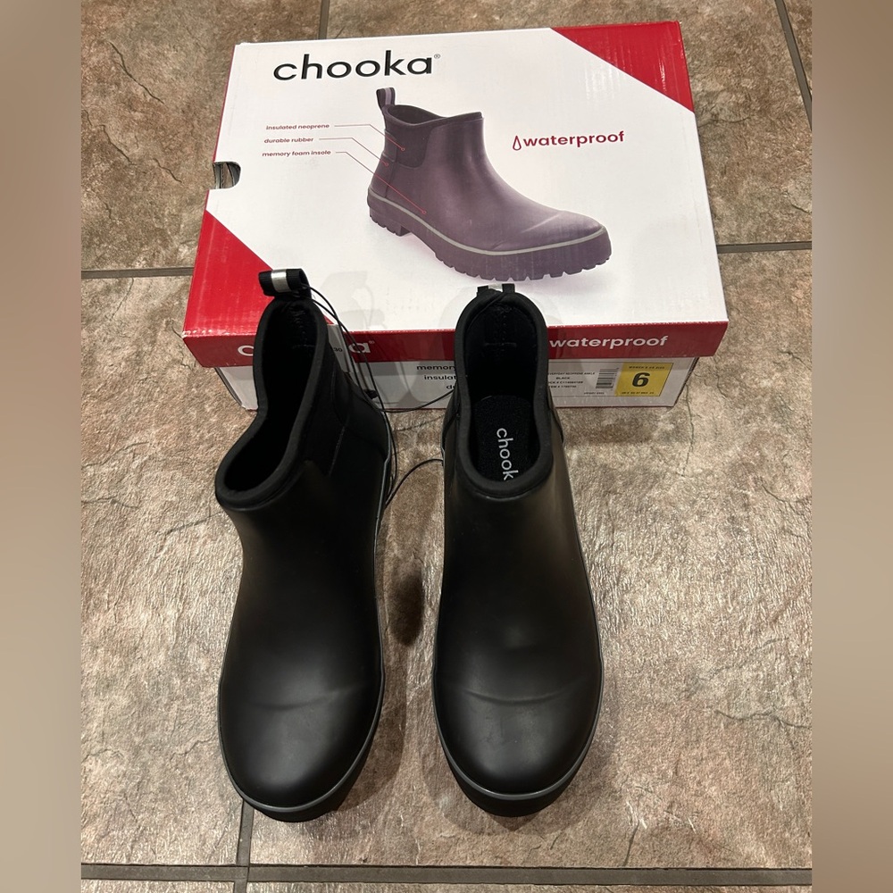 Chooka waterproof boots size 6